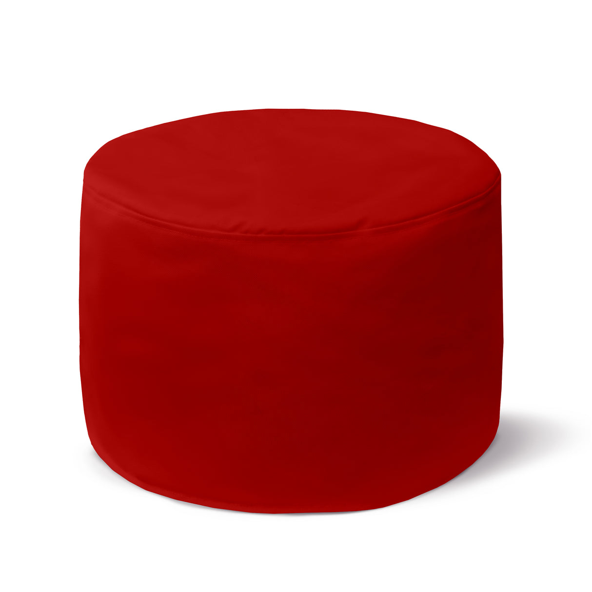 Pufa Okrągła Podnóżek RÓŻNE KOLORY Czerwony