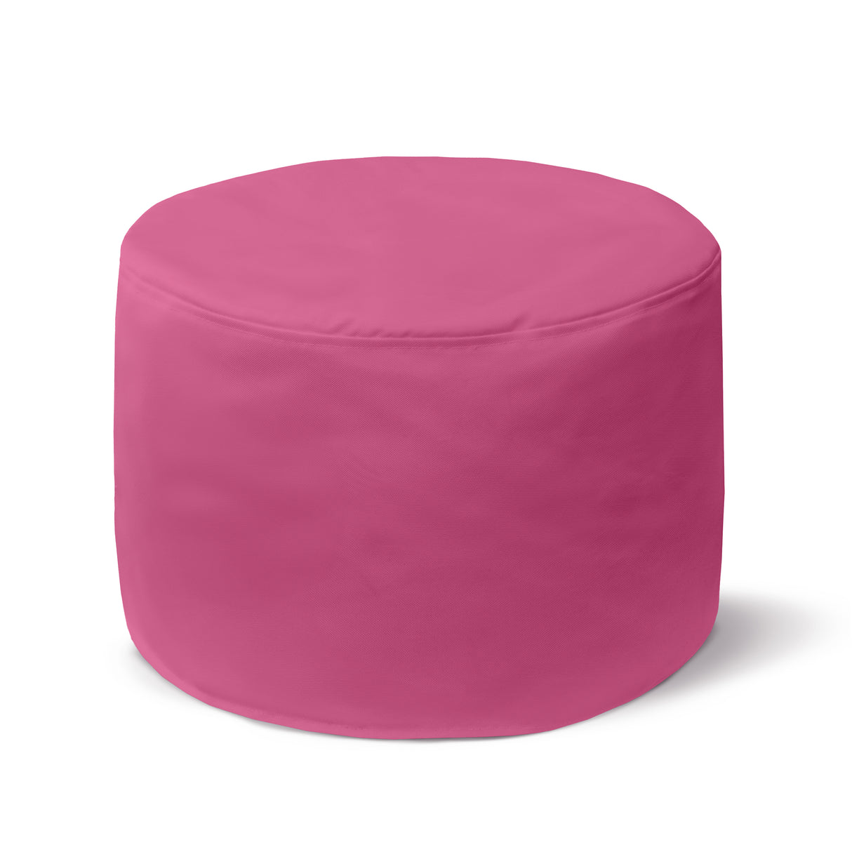 Pufa Okrągła Podnóżek RÓŻNE KOLORY Jasnoróżowy