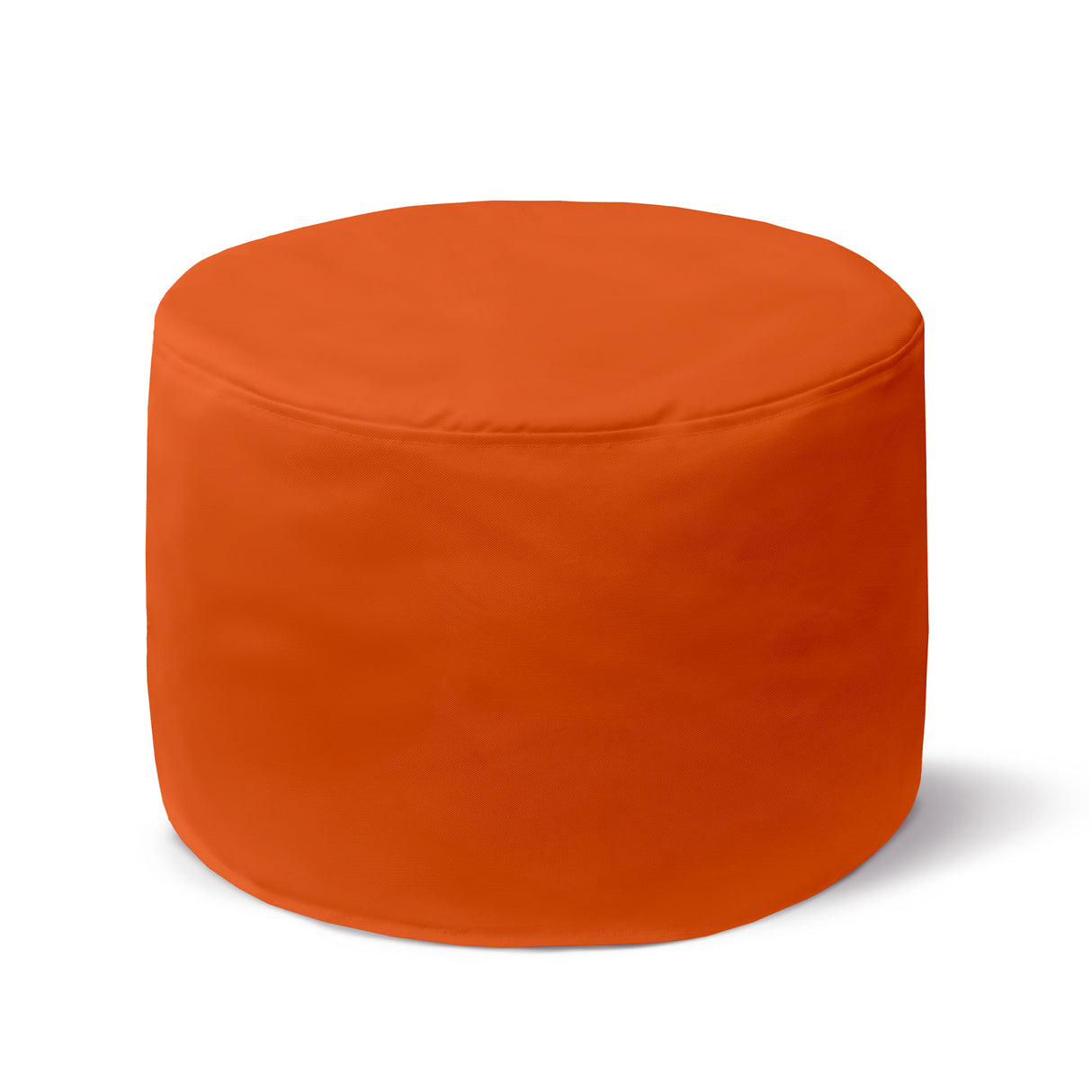 Pufa Okrągła Podnóżek RÓŻNE KOLORY Pomarańczowy