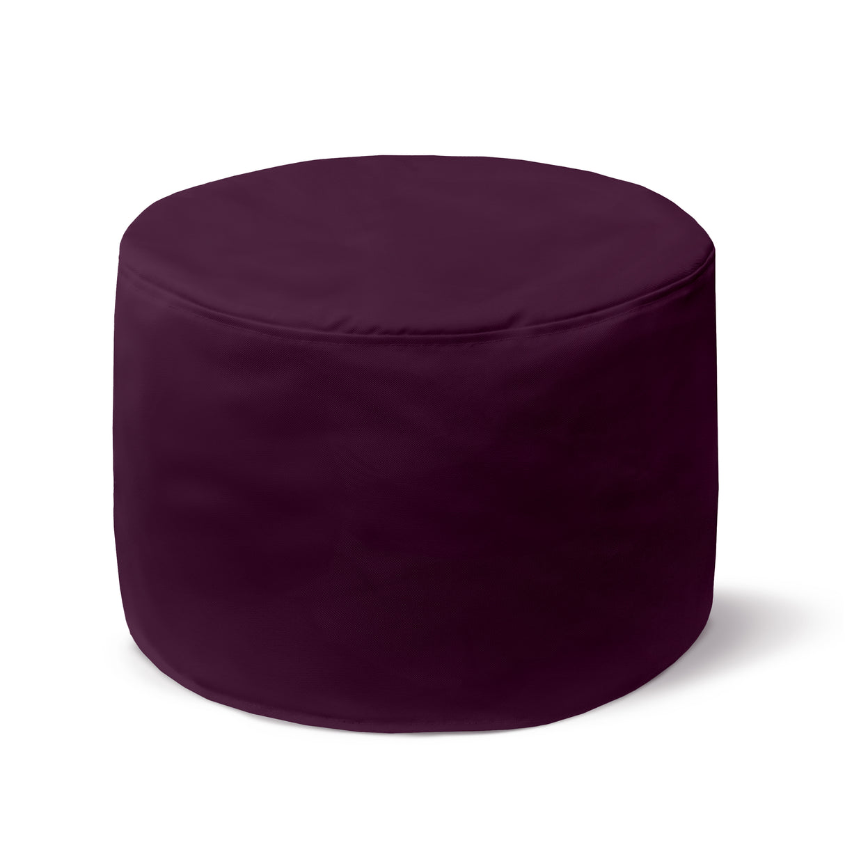 Pufa Okrągła Podnóżek RÓŻNE KOLORY Śliwkowy