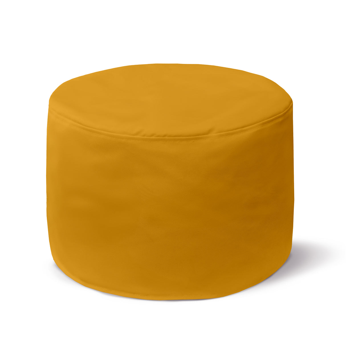 Pufa Okrągła Podnóżek RÓŻNE KOLORY Żółty