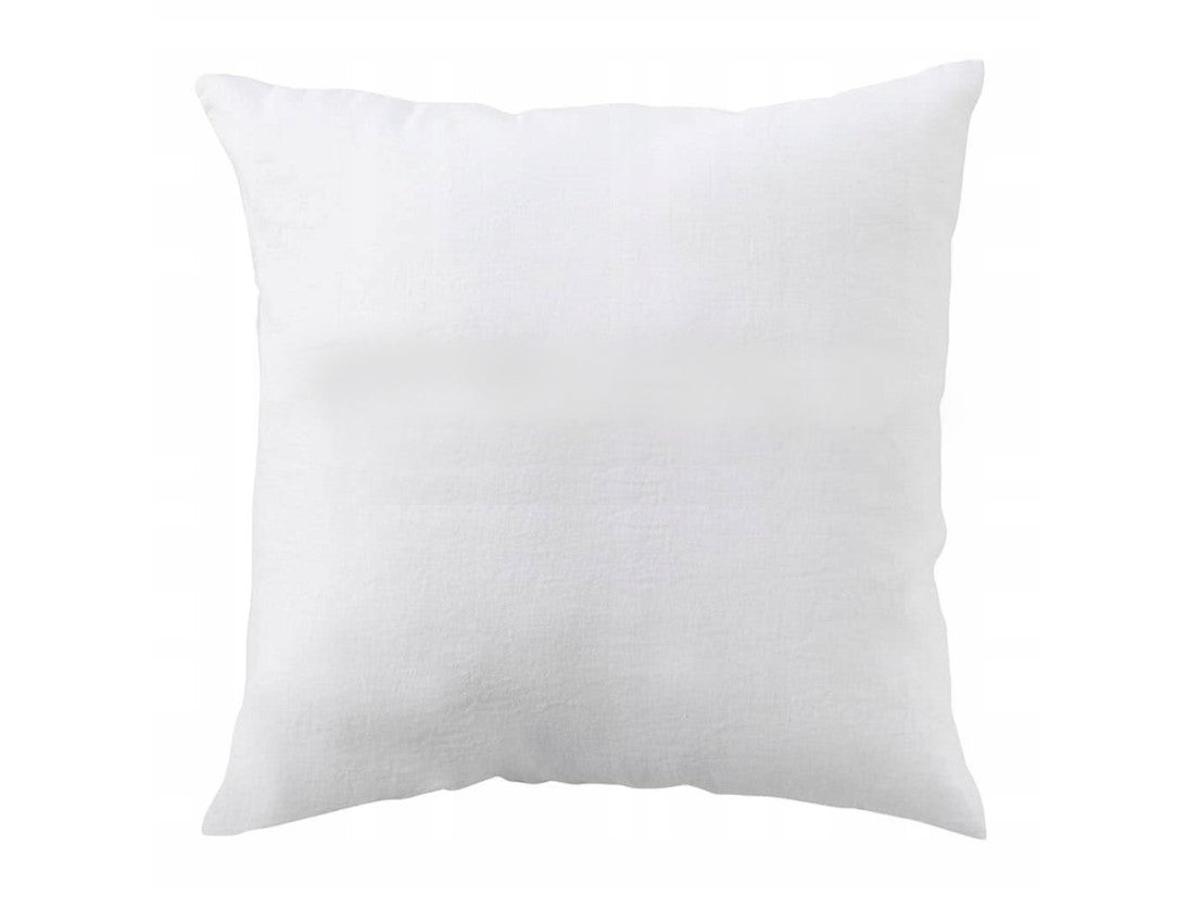 Dekoracyjna Poduszka Bawełniana Biała 25x25cm 145g