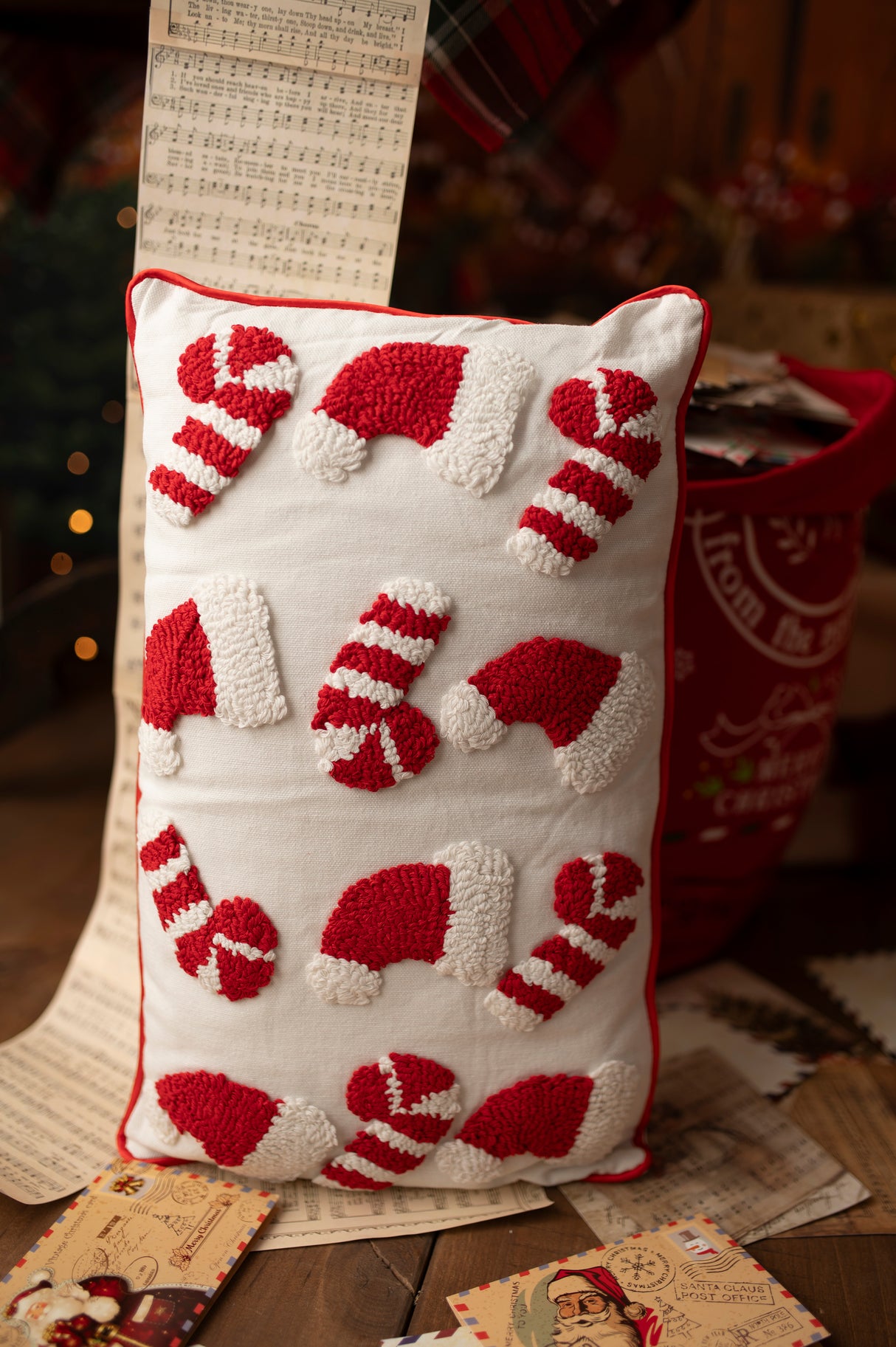 Świąteczna poduszka dekoracyjna Laski