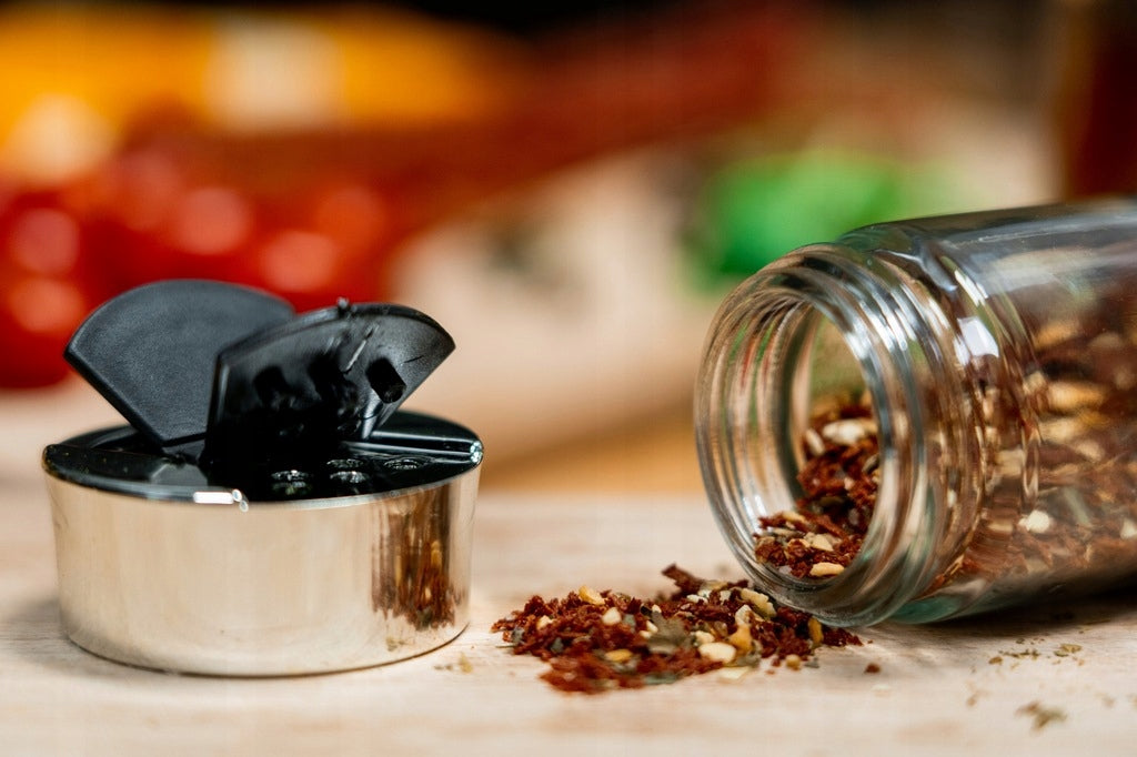 Pojemniki na przyprawy SZKLANE 6szt.