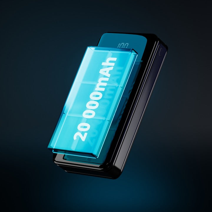 PowerBank 20000mAh 2,1A + Latarka LED 2x USB micro+C