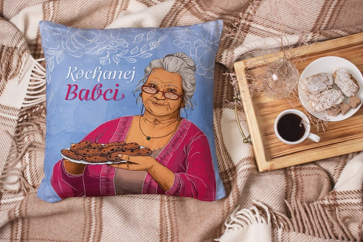 Poduszka na Dzień Babci - Kochanej BabciPrezent na Dzień Babci