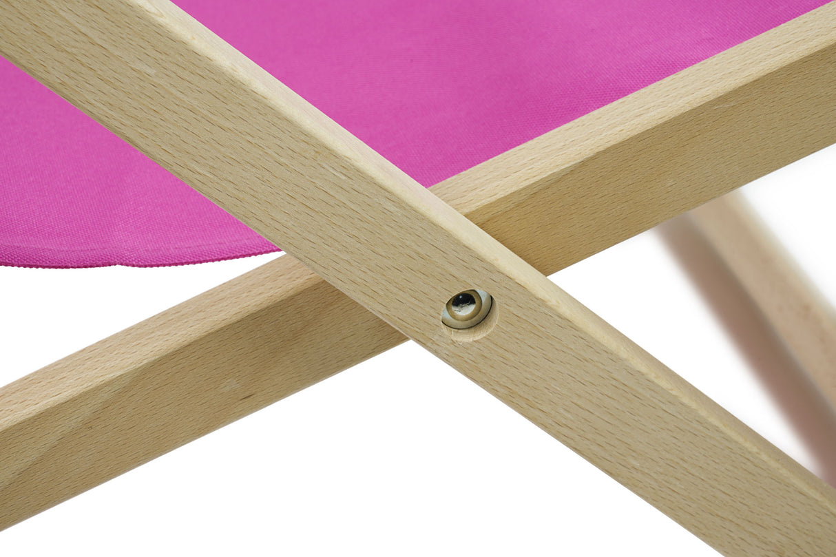 Leżak drewniany z nadrukiem BAMBOO