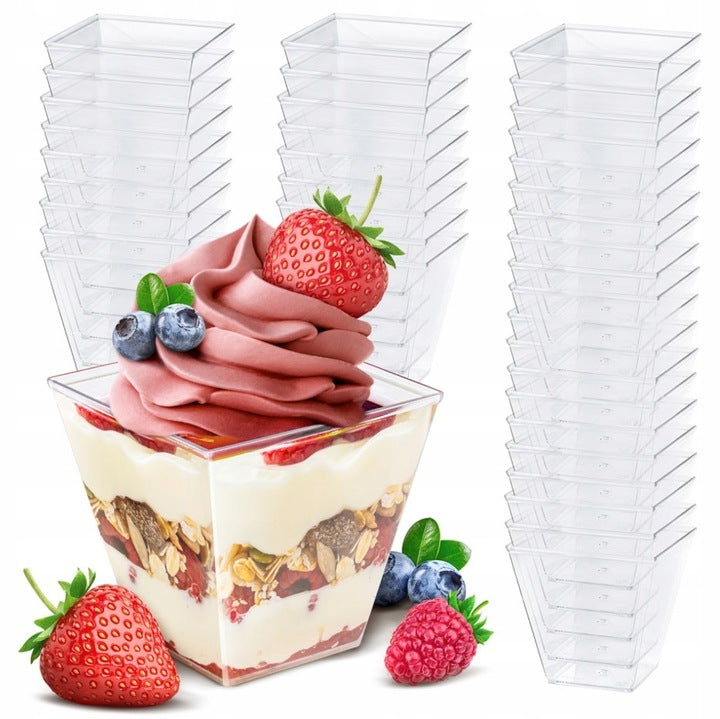 Pucharki do deserów 120ml 100szt