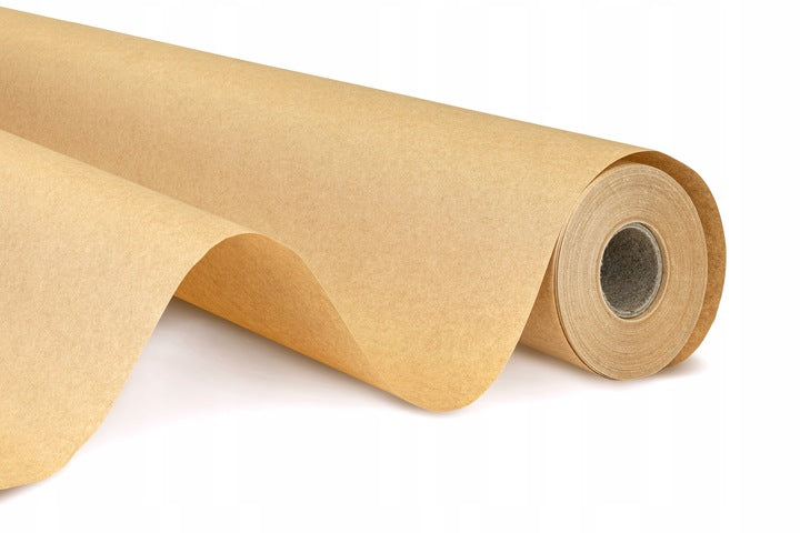 Papier pakowy KRAFT do prezentów i paczek 55cm/50m