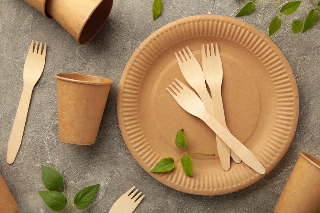 Ekologiczny widelec drewniany 16cm 100szt