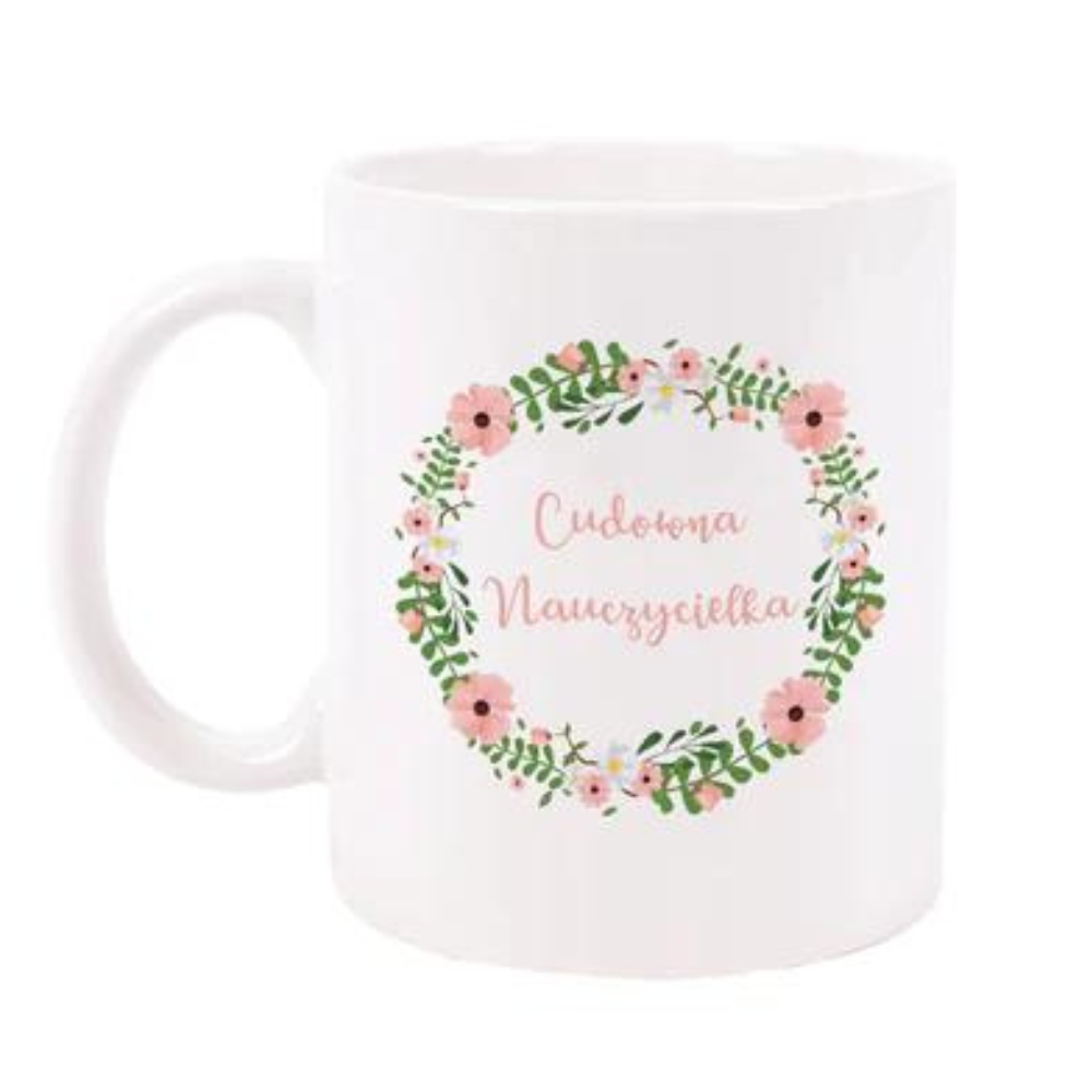 Prezent na dzień nauczyciela KUBEK CUDOWNA NAUCZYCIELKA