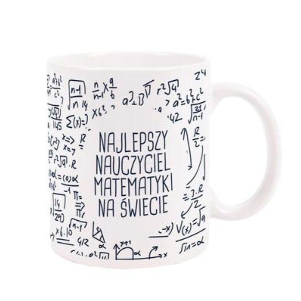 Prezent na dzień nauczyciela KUBEK NAUCZYCIEL MATEMATYKI