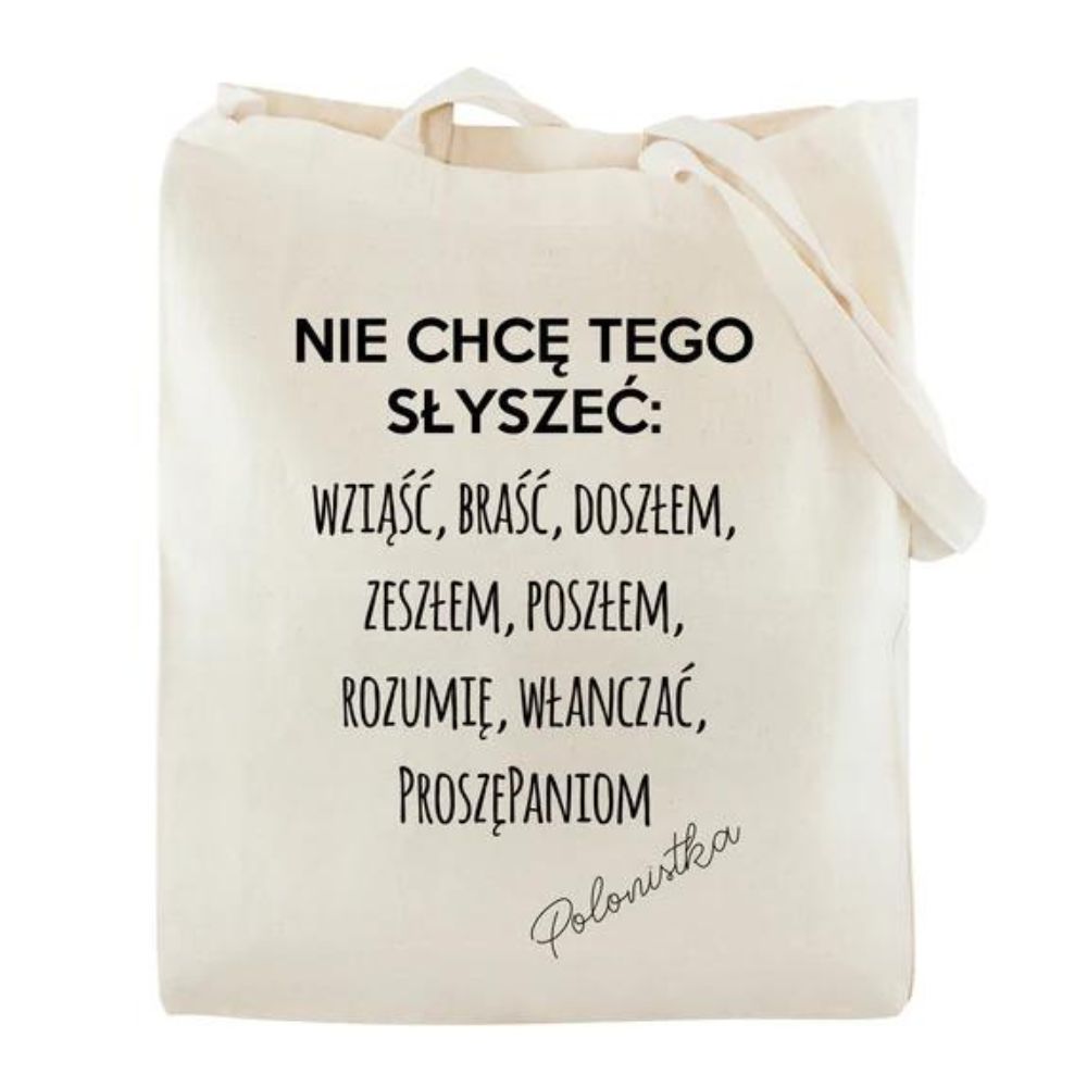 Prezent na dzień nauczyciela TORBA BAWEŁNIANA POLONISTKI