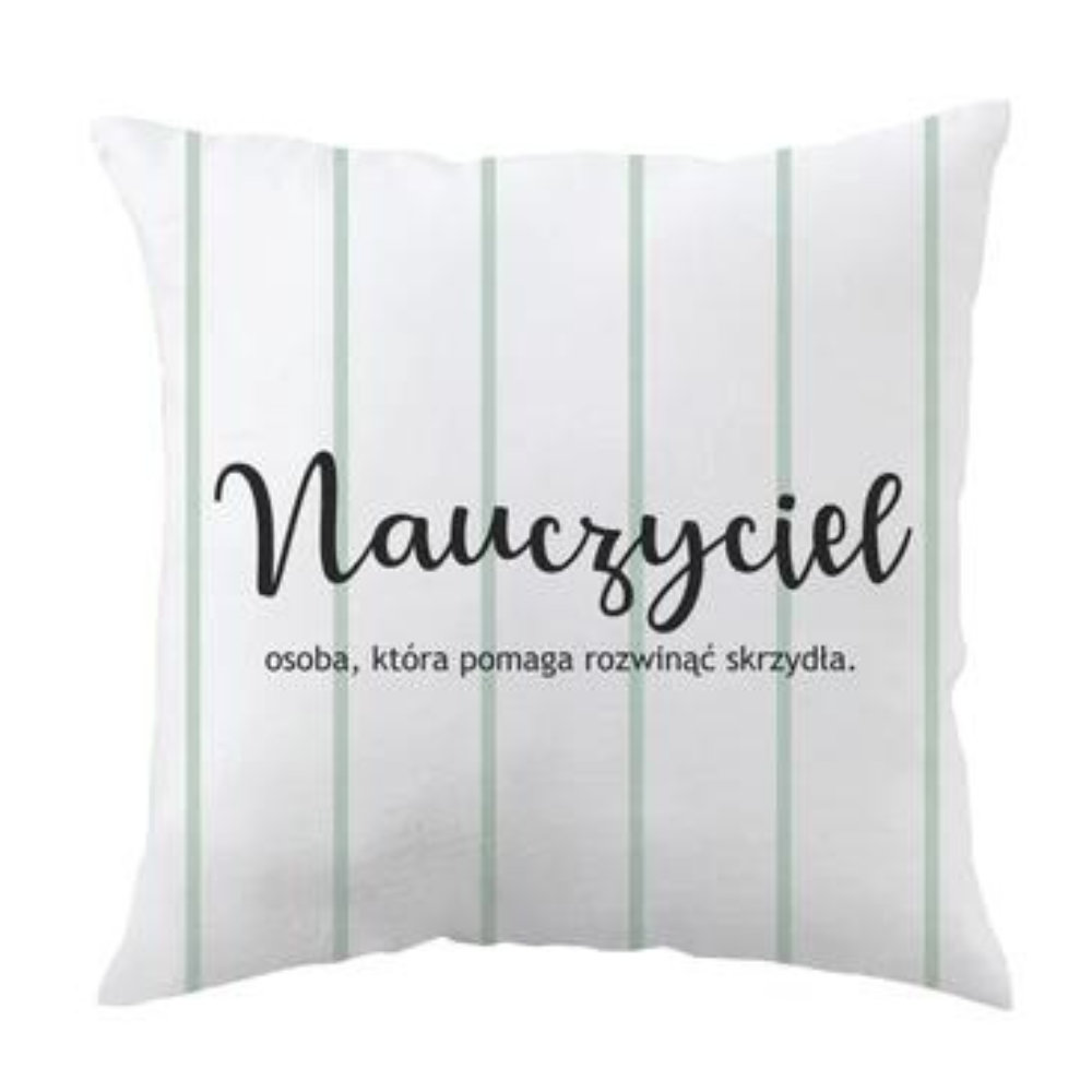Prezent na dzień nauczyciela PODUSZKA POMAGA ROZWINĄĆ SKRZYDŁA