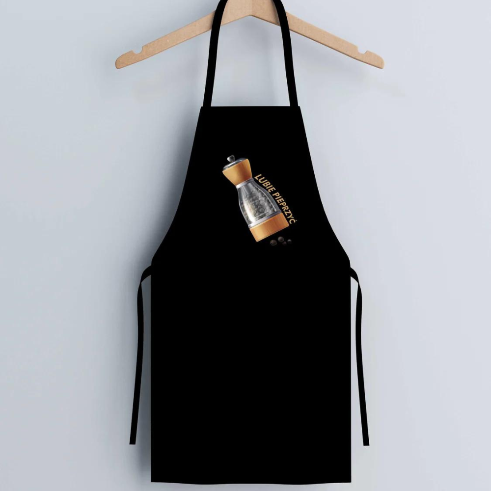 Fartuch kuchenny bawełniany LUBIĘ PIEPRZYĆ