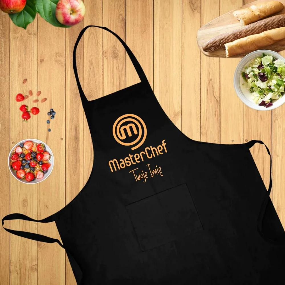 Fartuch kuchenny bawełniany MASTERCHEF +IMIĘ