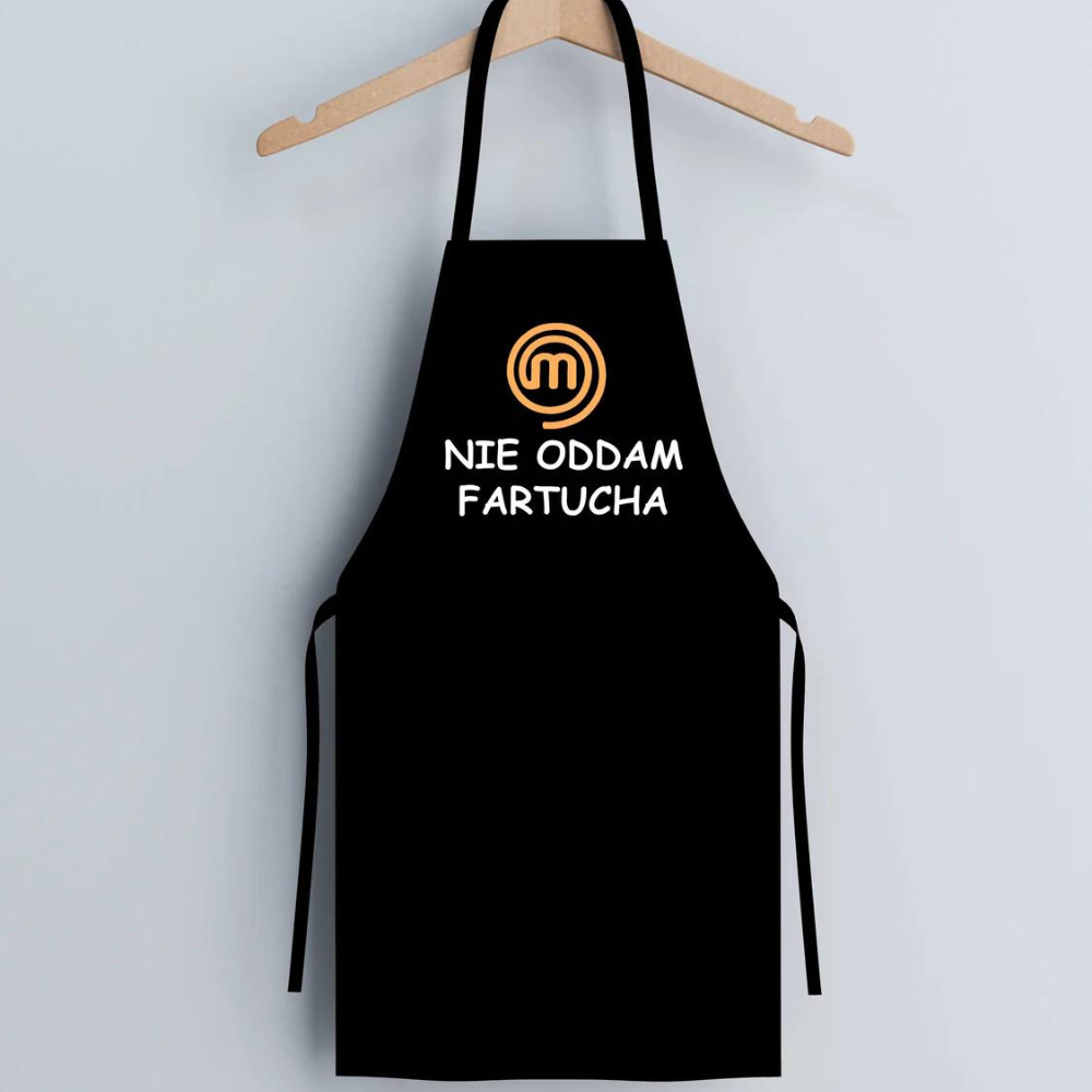 Fartuch kuchenny bawełniany NIE ODDAM FARTUCHA