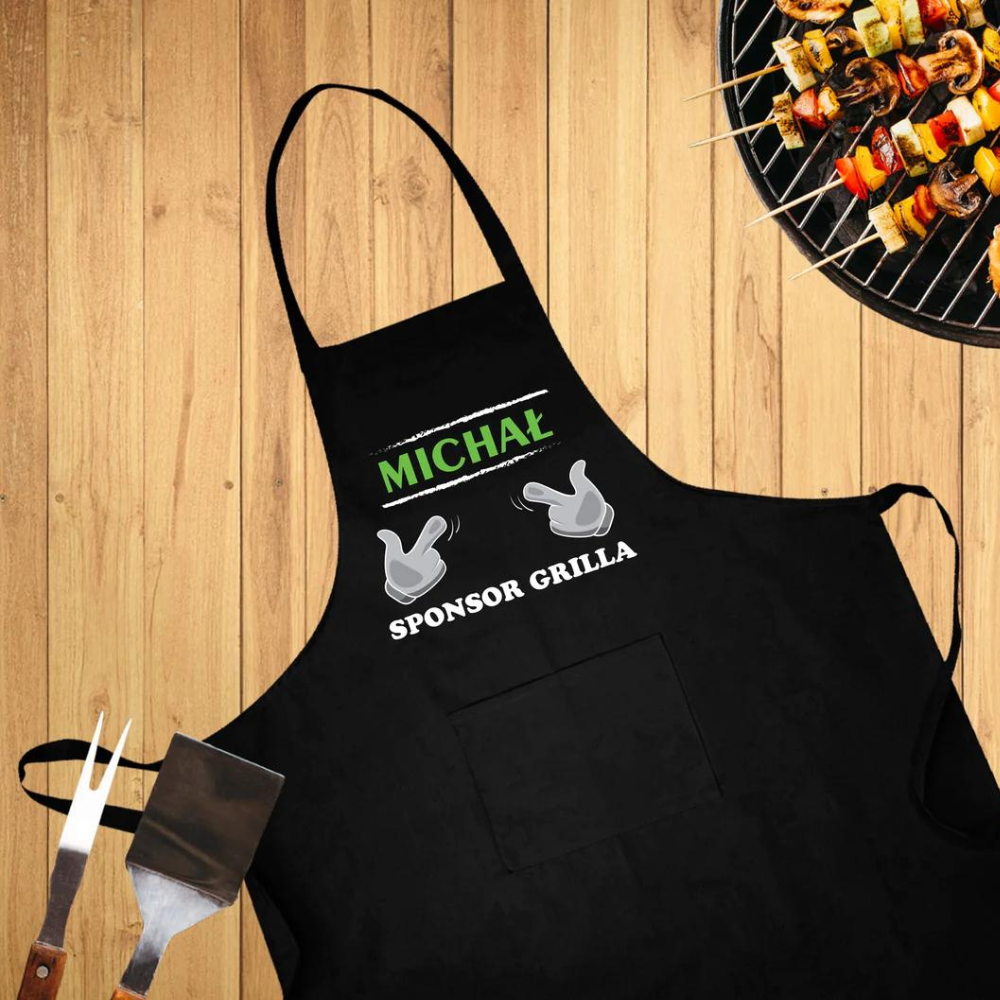 Fartuch kuchenny bawełniany SPONSOR GRILLA