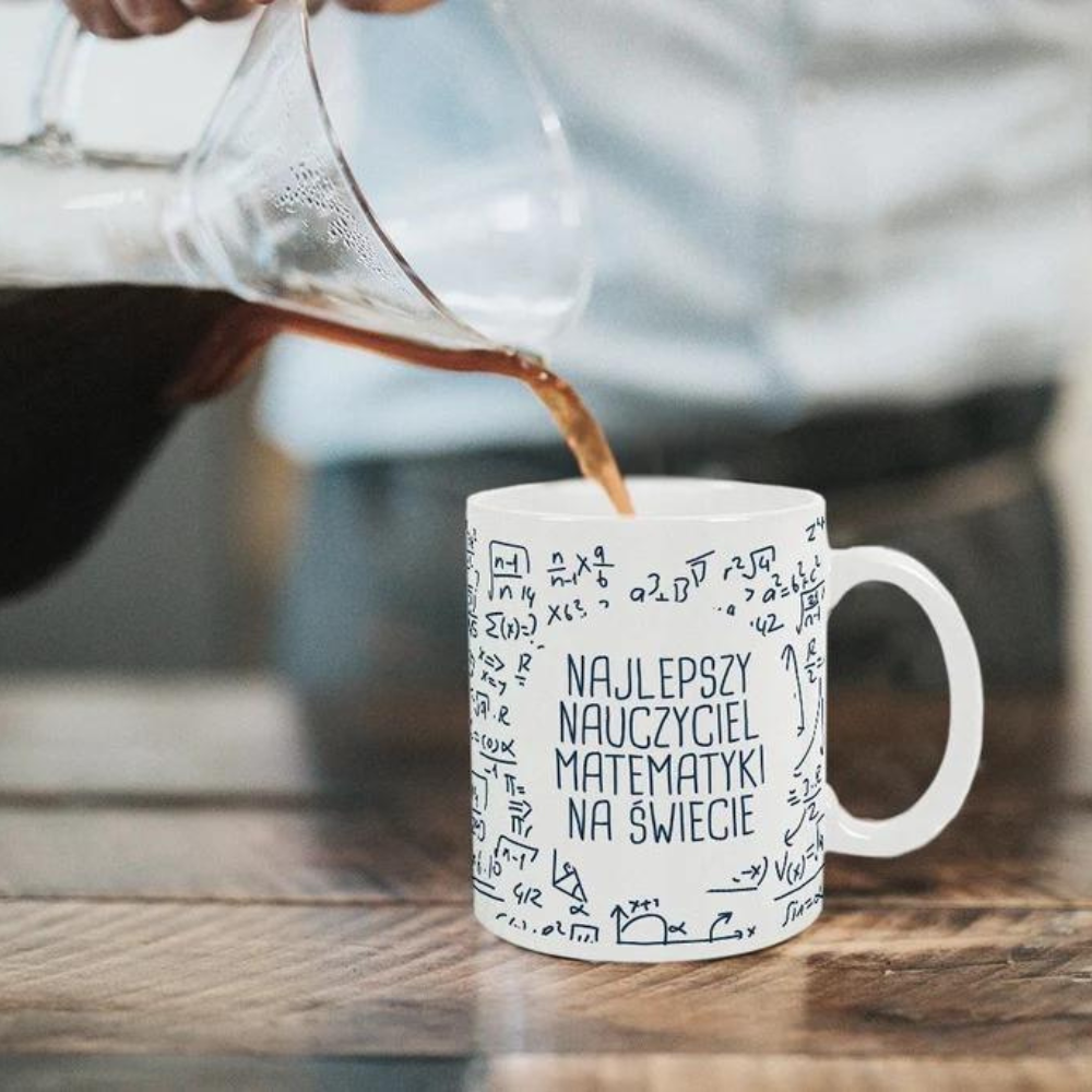 Prezent na dzień nauczyciela KUBEK NAUCZYCIEL MATEMATYKI