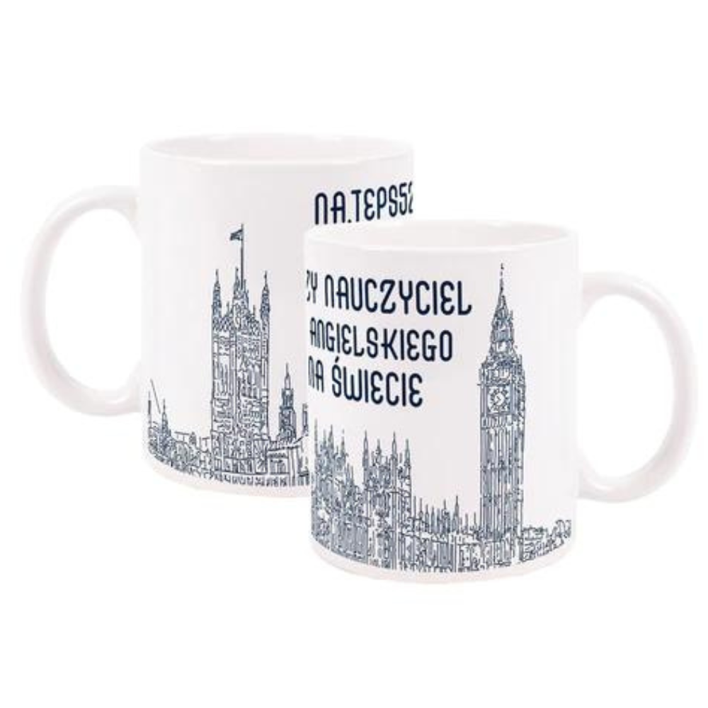 Prezent na dzień nauczycielka KUBEK NAUCZYCIELA ANGIELSKIEGO