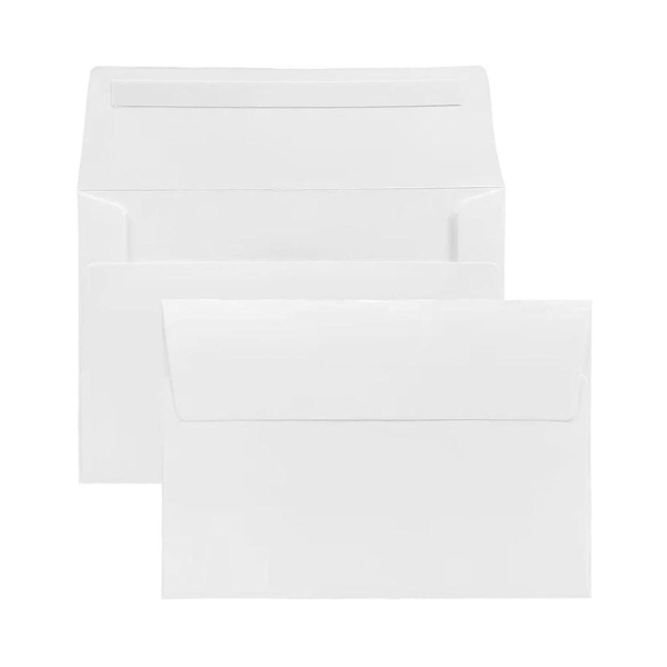Koperty białe C6 - 1000 sztuk samoklejące