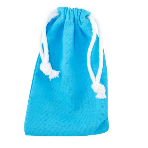 Worek bawełniany 10x15 cm 135 g/m2 niebieski