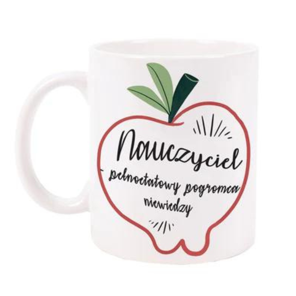 Prezent na dzień nauczyciela KUBEK POGROMCA NIEWIEDZY