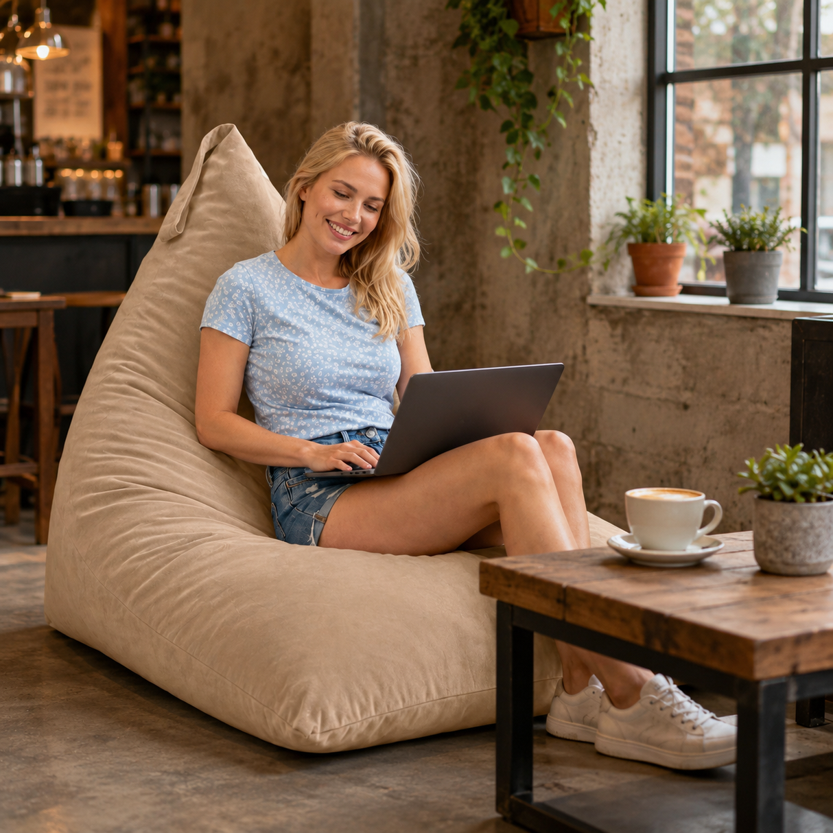 Pufa Pillow XL Velvet Jednokolorowa