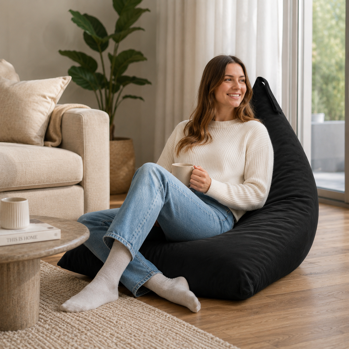 Pufa Pillow XL Velvet Jednokolorowa