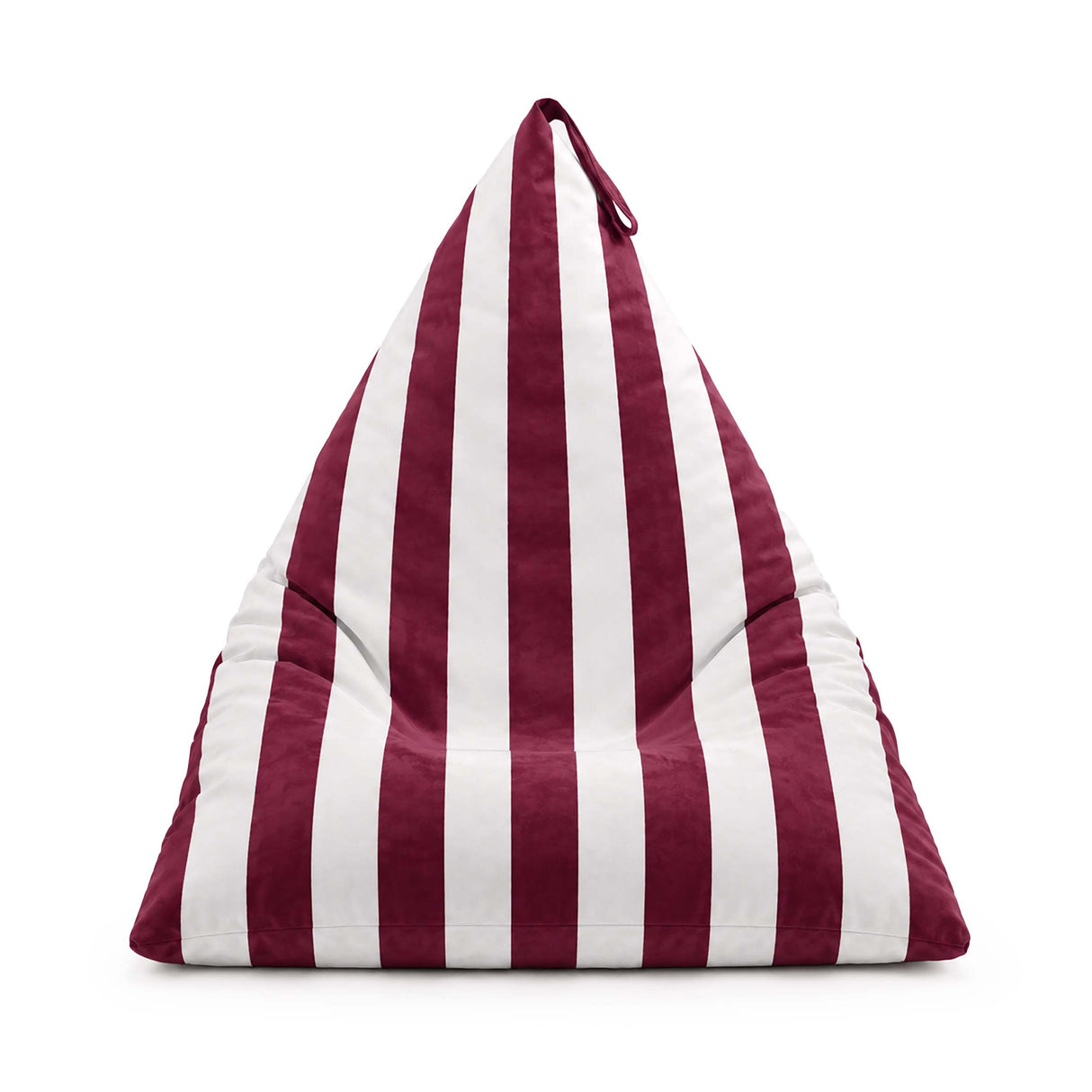 Pufa Pillow XL VELVET Paski Kolorowe