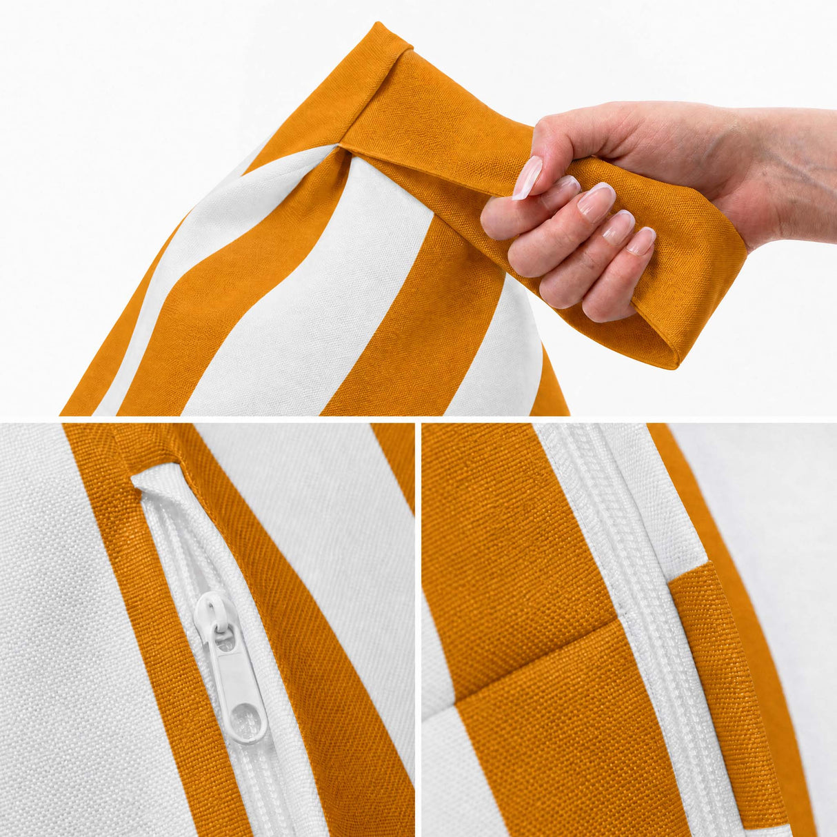 Pufa Pillow XL OXFORD Paski Kolorowe