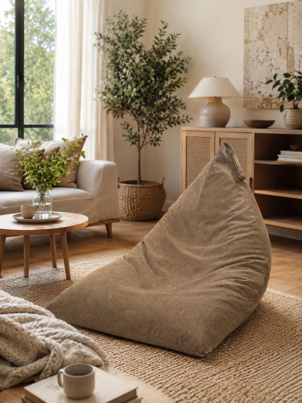Pufa Pillow XL OXFORD Jednokolorowa
