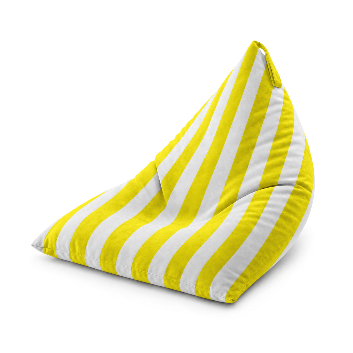 Pufa Pillow XXL VELVET Paski Kolorowe