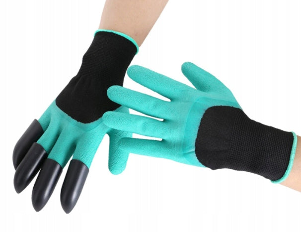 Rękawice ogrodowe pazurki grabki