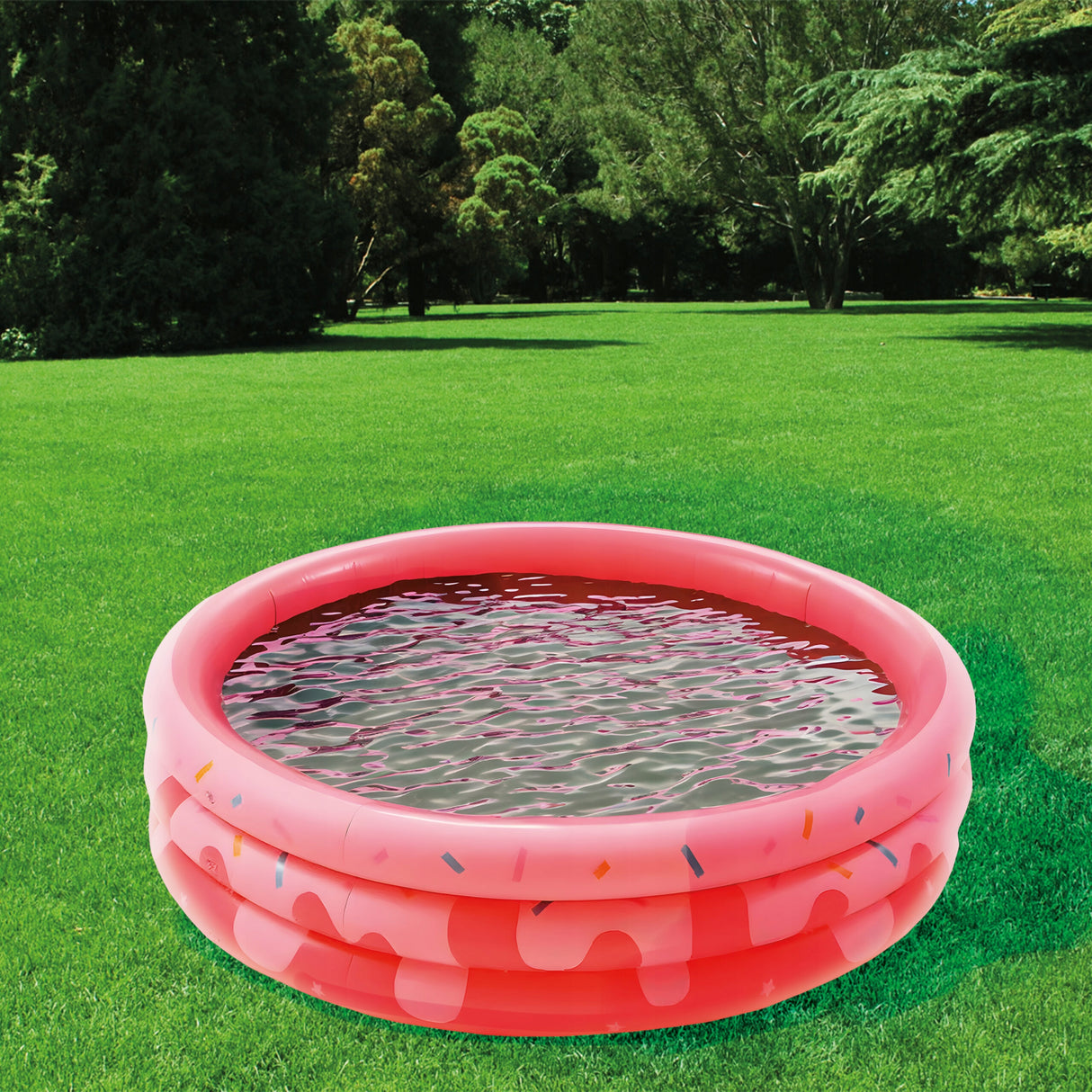 Basen Ogrodowy dla Dzieci Miękkie Dno Różowy