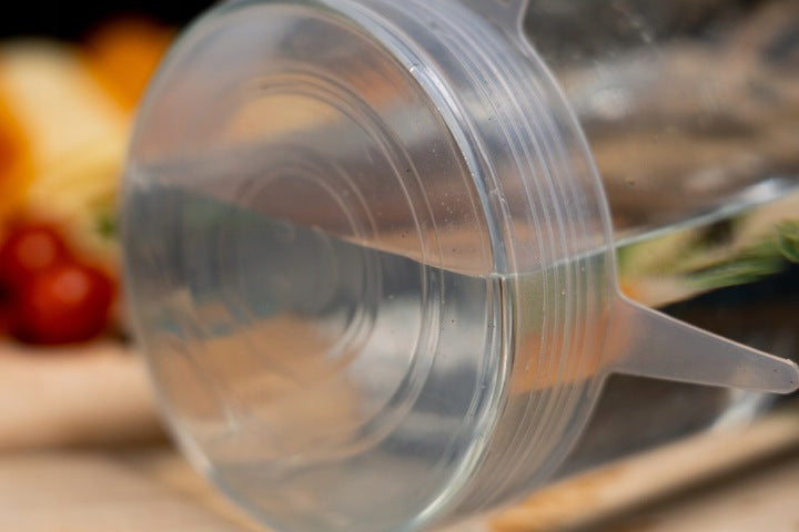 Pokrywki silikonowe do żywności UNIWERSALNE BIAŁE 6szt.