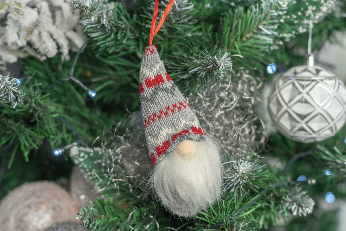 Zawieszki na choinkę dekoracyjne 4szt. GNOMY ŚWIATECZNE