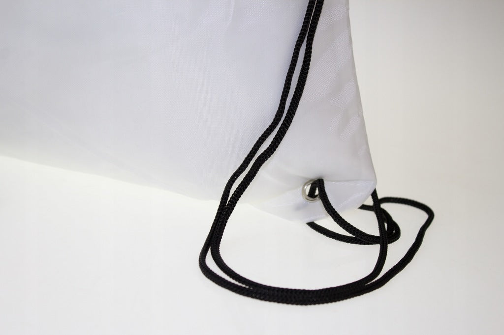 Plecak worek poliestrowy 34x40cm Biały