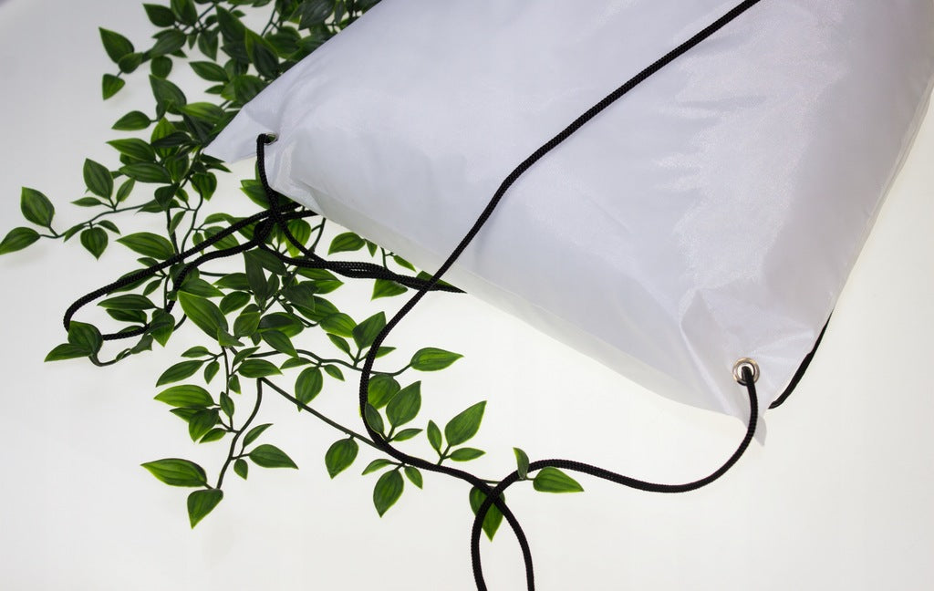 Plecak worek poliestrowy 34x40cm Biały