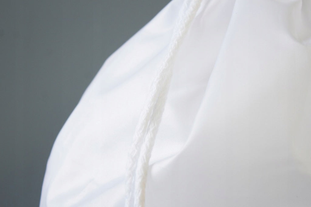 Plecak worek poliestrowy 34x40cm Biały