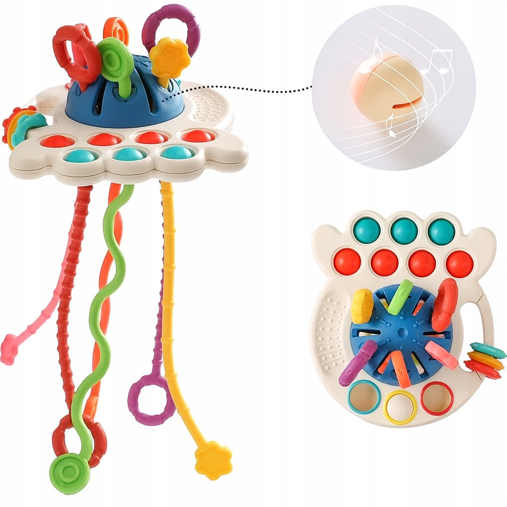 Sensoryczny gryzak ośmiornica 2w1