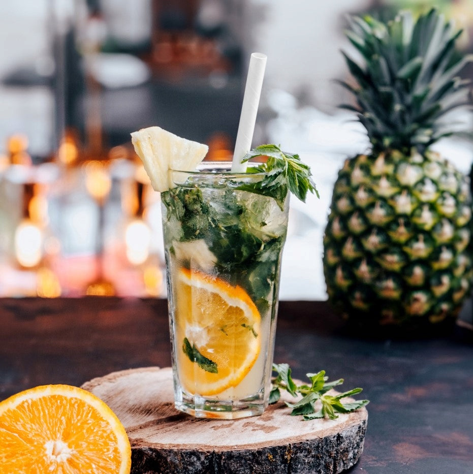 Słomki Papierowe Grube Białe 1500 szt.