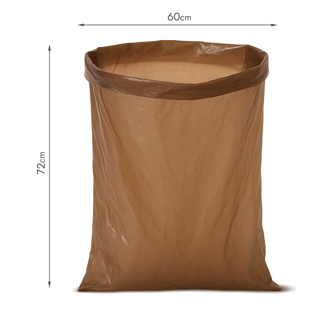 Brązowe worki na śmieci 60 L