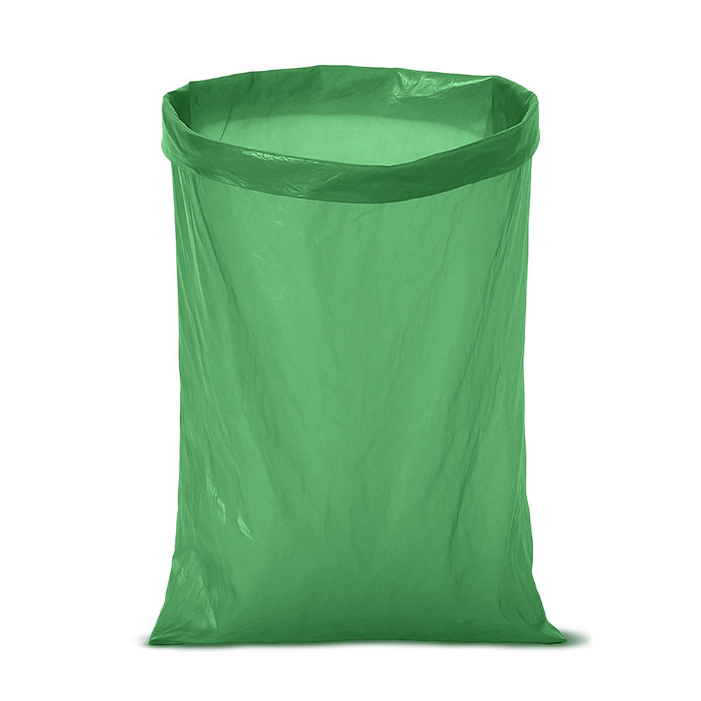 Zielone worki na śmieci z recyklingu 120 L