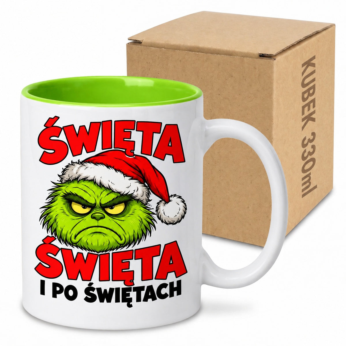 Kubek świąteczny Święta święta Zielony