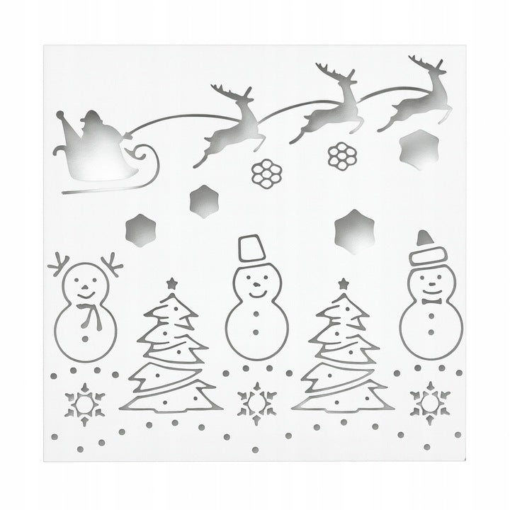 Szablony do sztucznego śniegu Merry Christmas