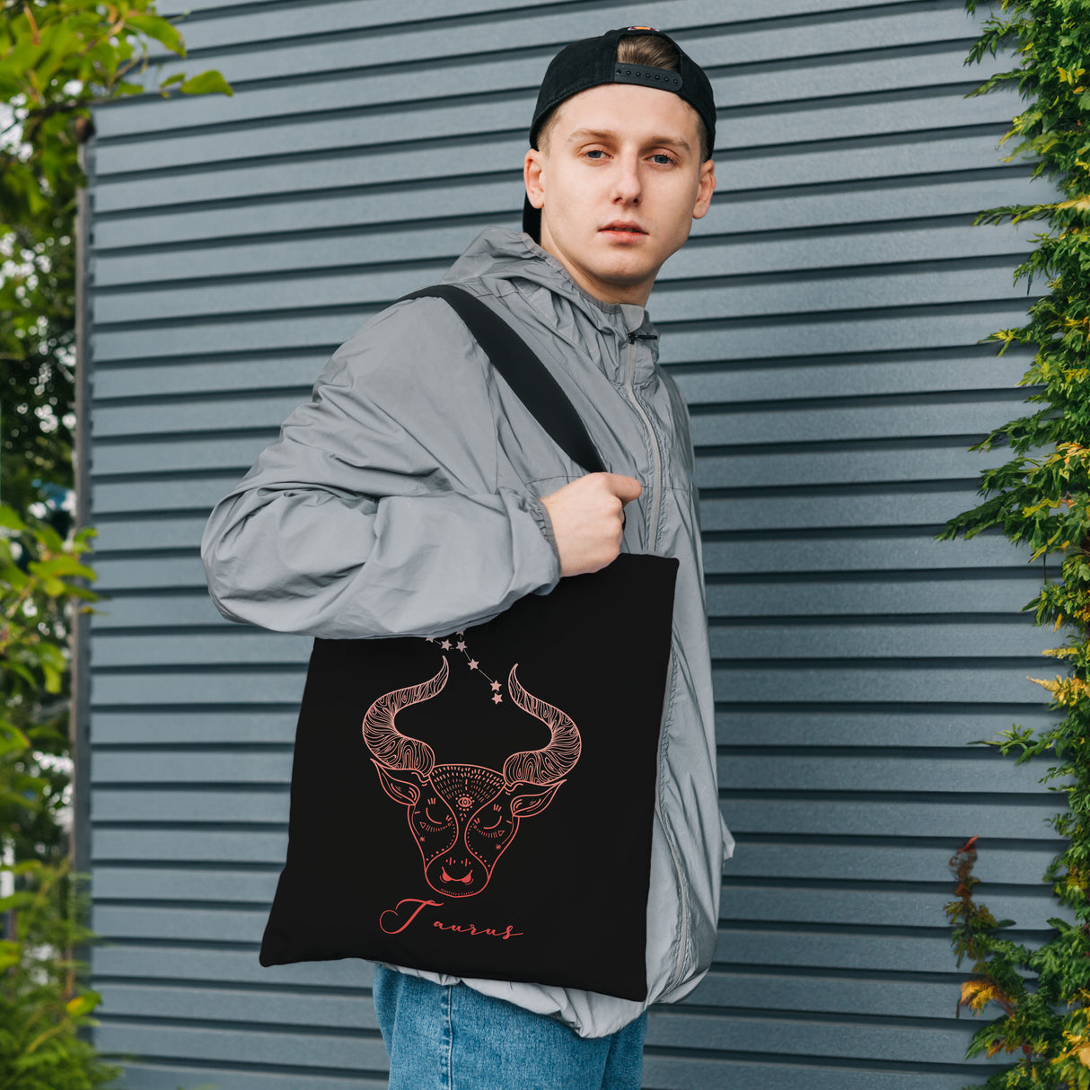 Torba bawełniana z nadrukiem Czarna BYK