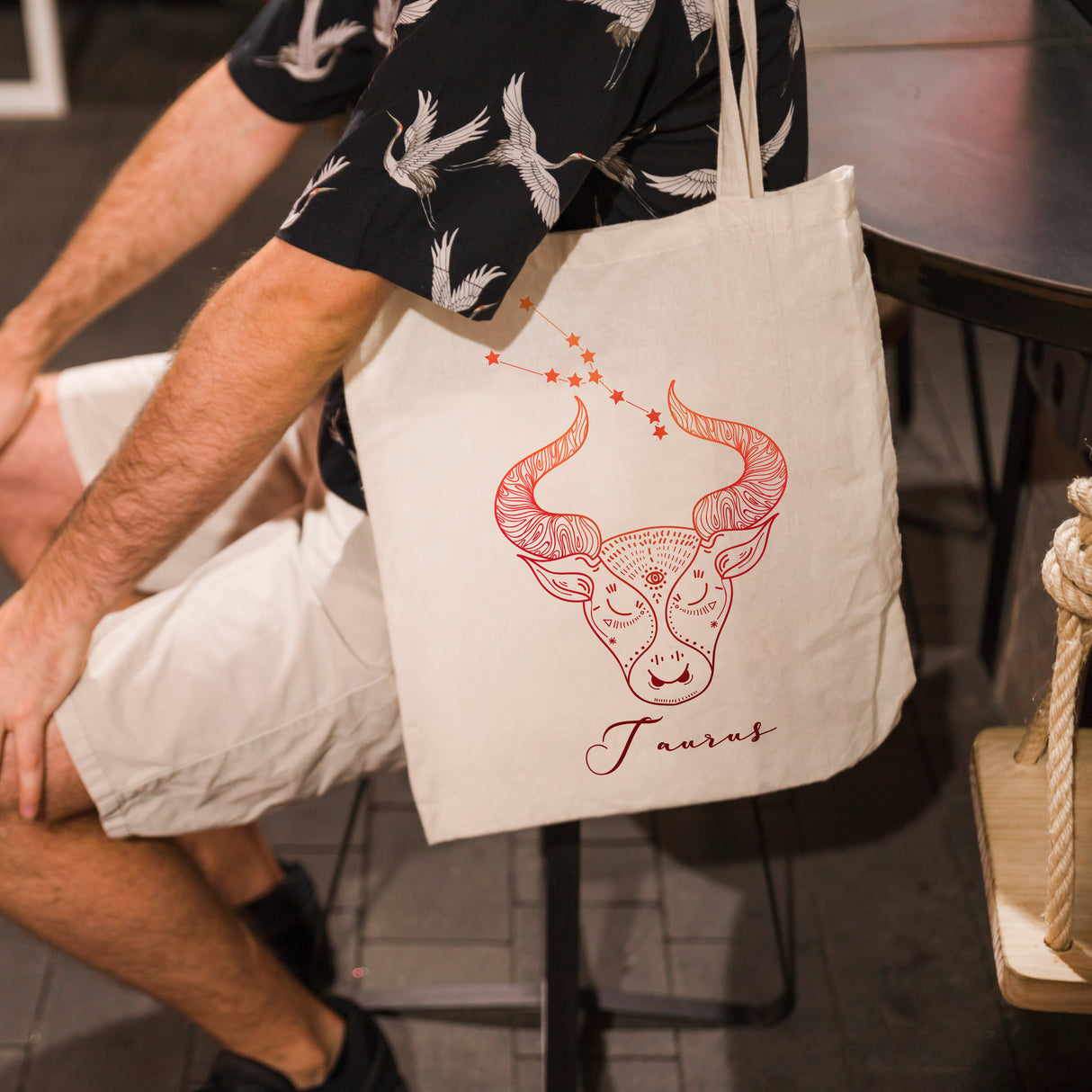 Torba bawełniana z nadrukiem Ecru BYK