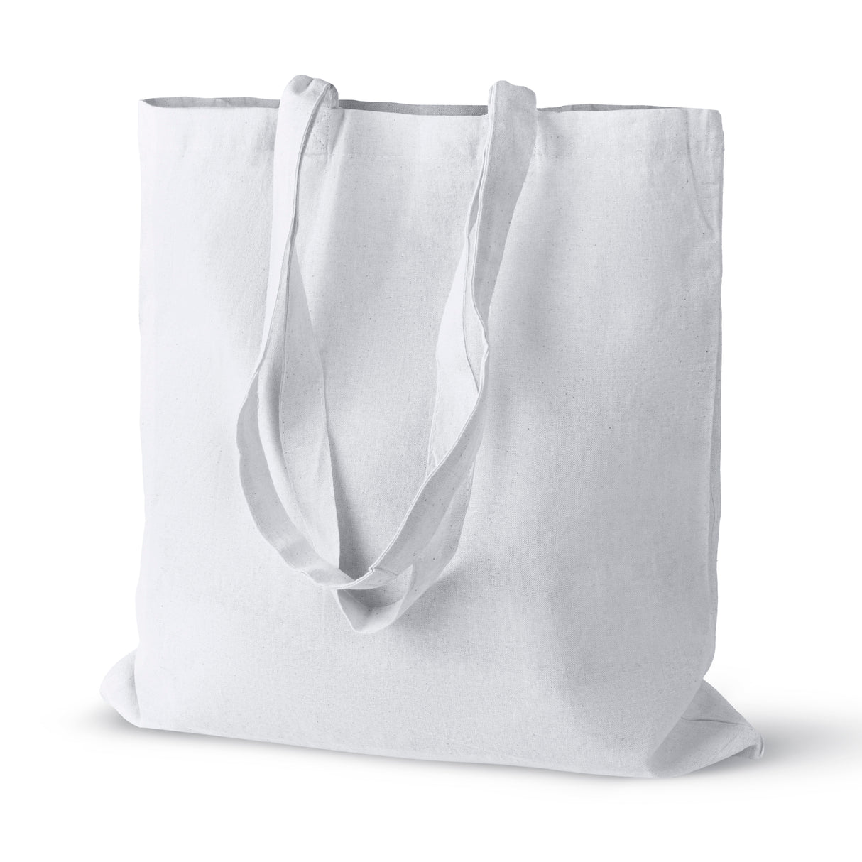 Torba bawełniana 380x420mm Biała Uchwyt: 70 cm