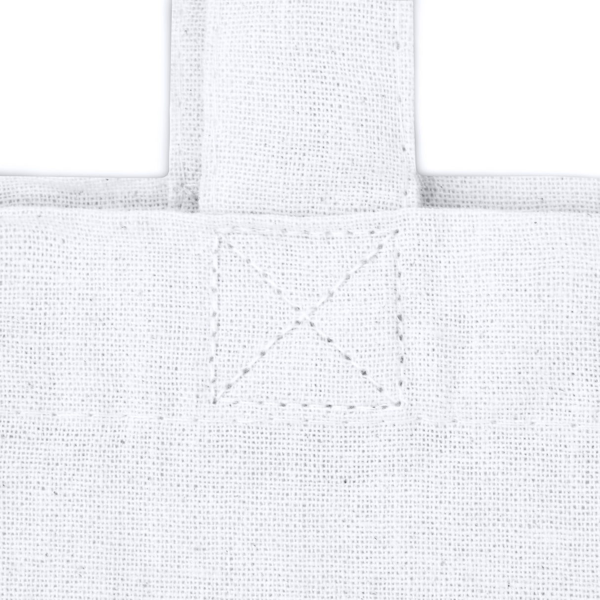 Torba bawełniana 380x80x420mm Biała Uchwyt: 70cm